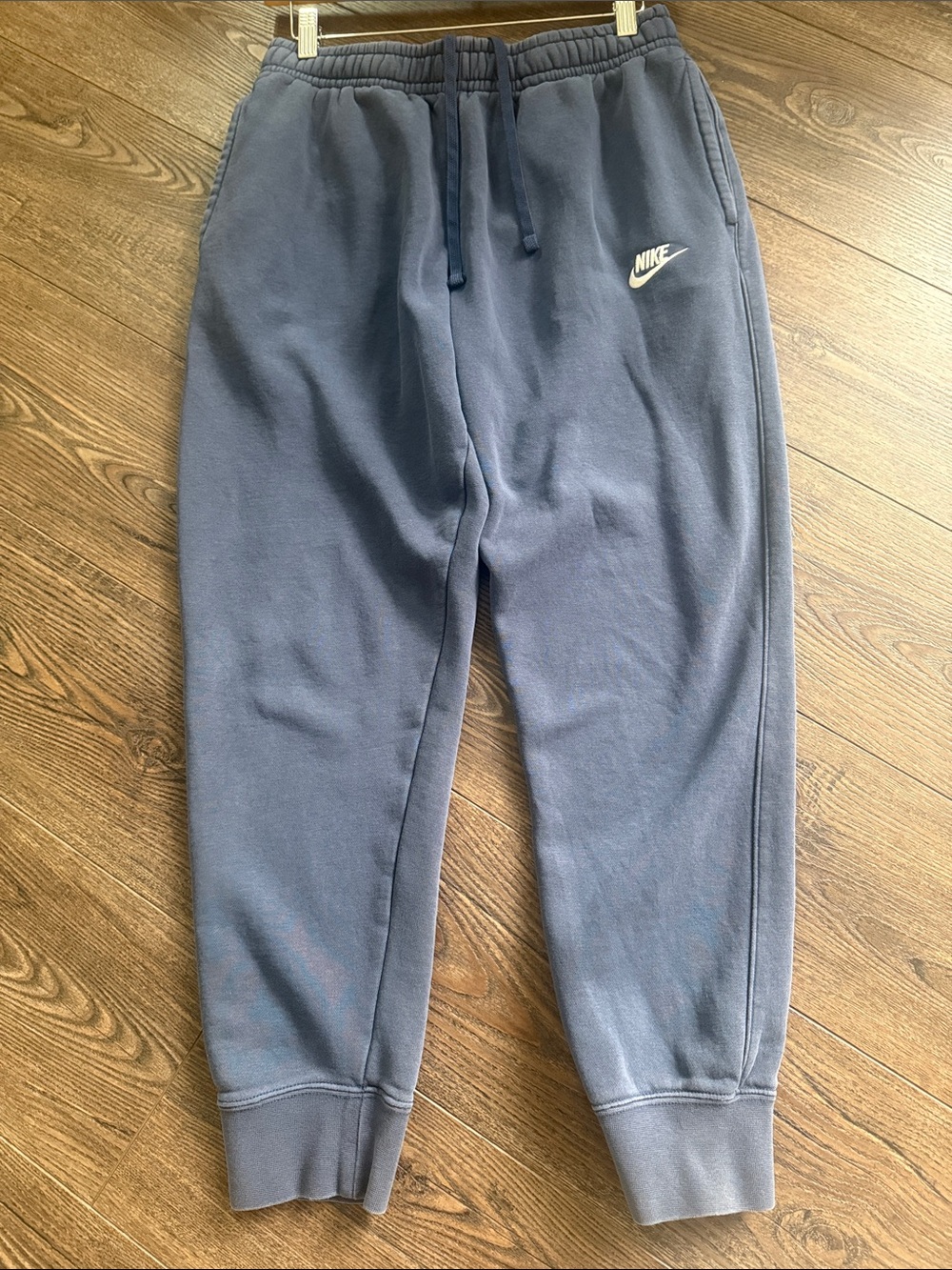 Nike Men's Navy Fleece Joggers Medium - Picture 3 of 7